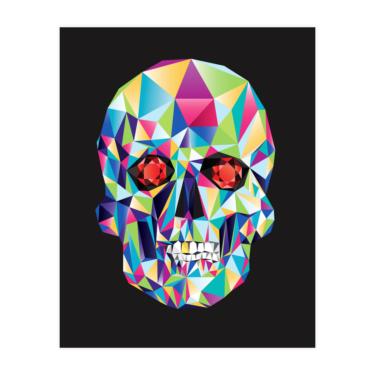 Geometric Candy Skull (Print Only)