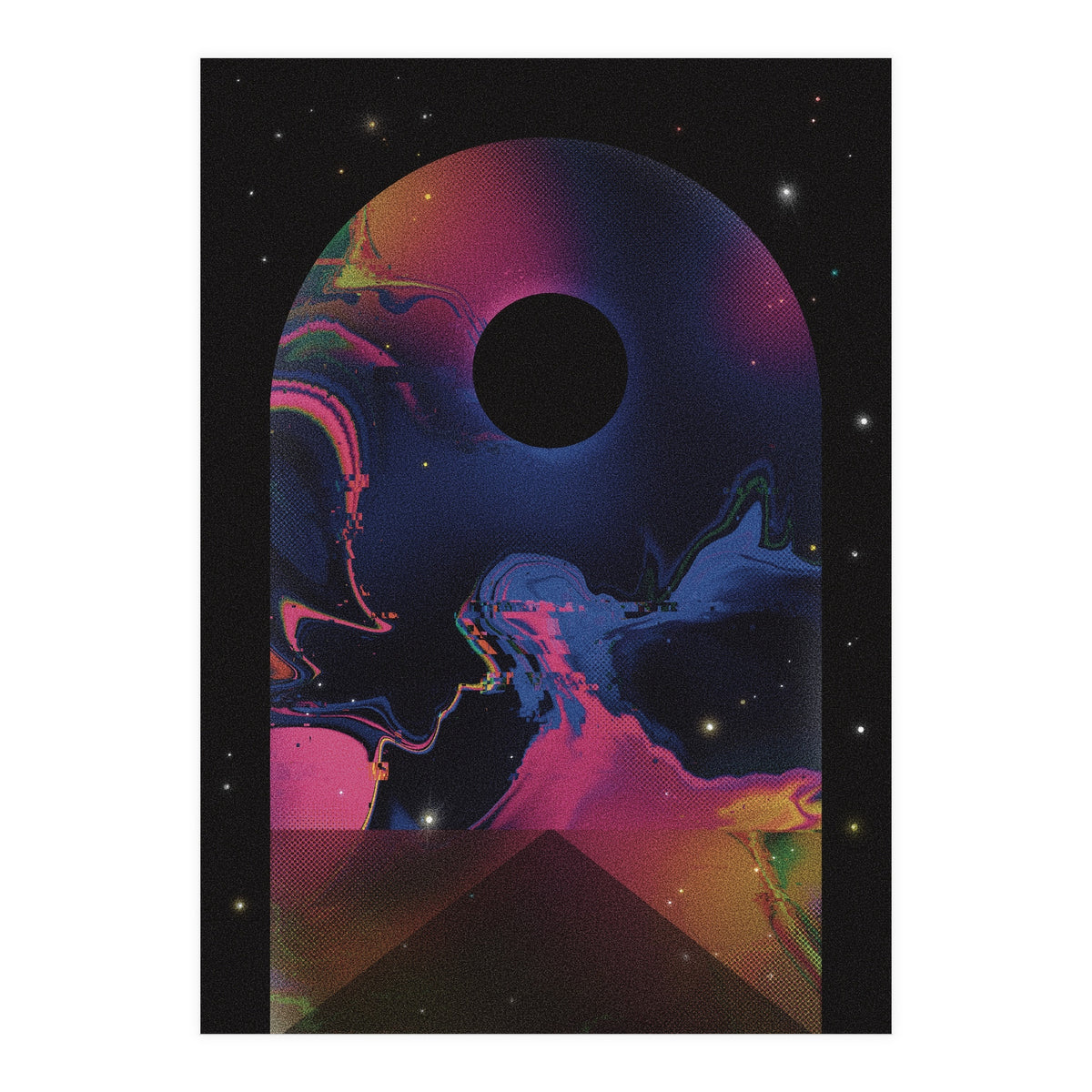 Night Road Landscape (Print Only)