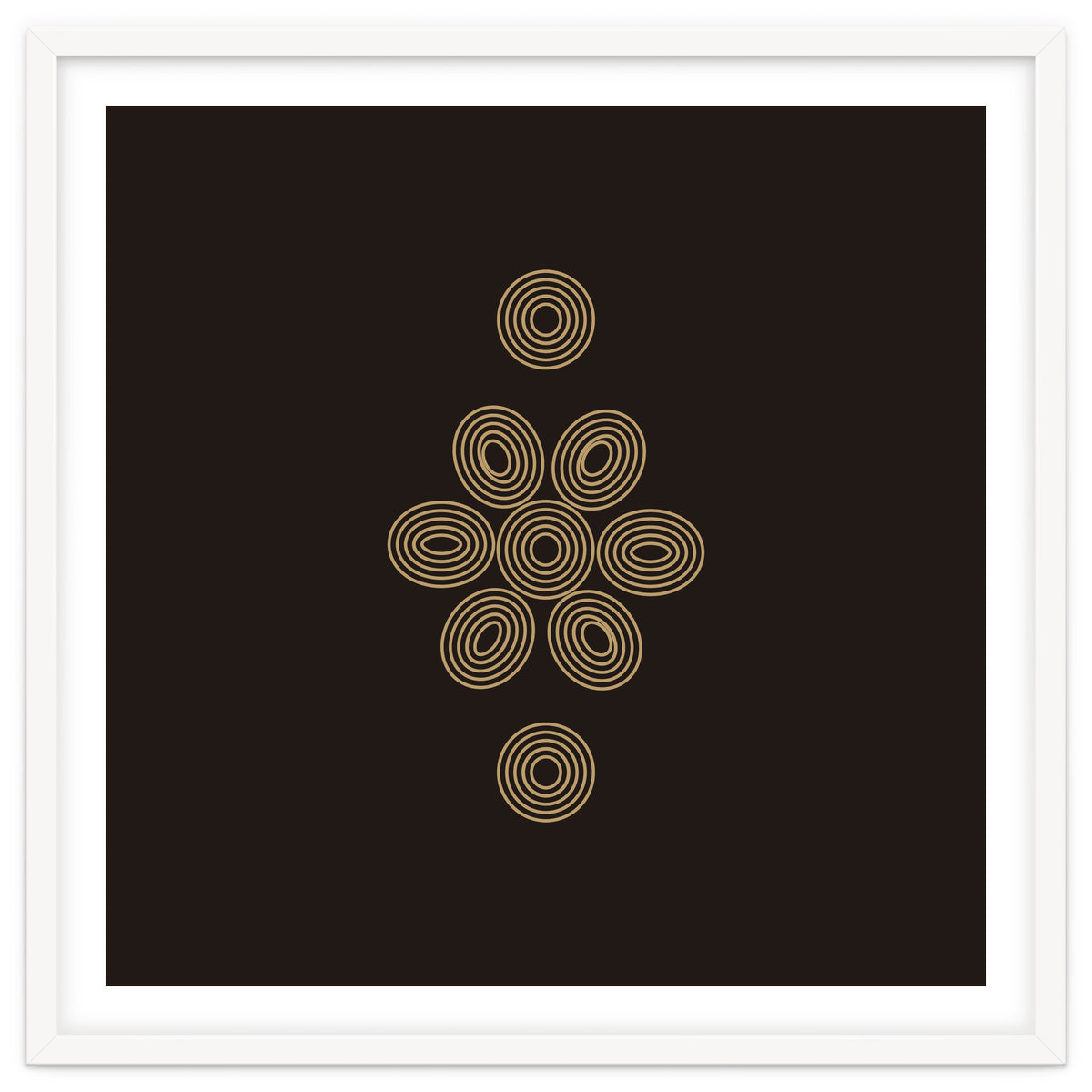 Geometric flower | minimal lines