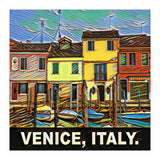 Colorful Venice Homes (Print Only) thumbnail