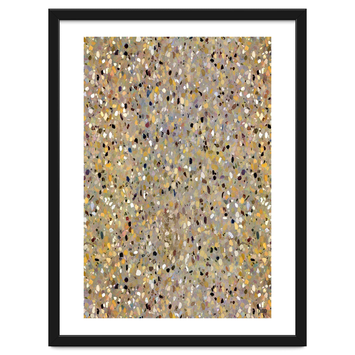 Golden Brown Terrazzo