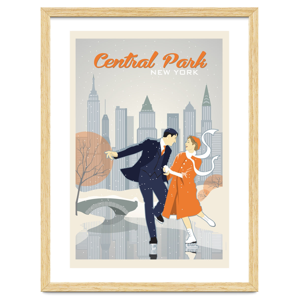 Skating in Central Park