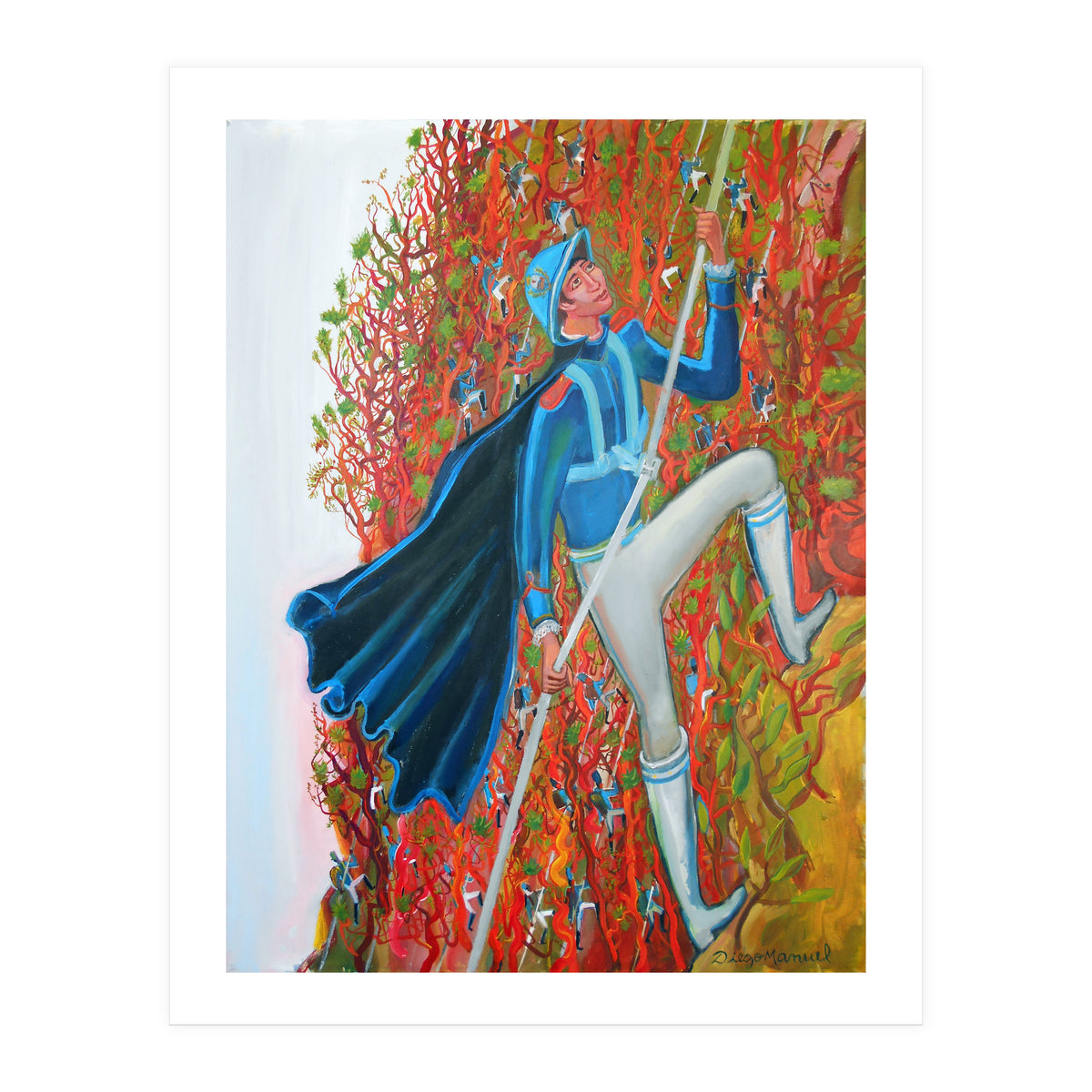 San Martin Cruzando Los Andes (Print Only)