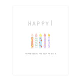 HAPPY!  THE MORE CANDLES, THE BIGGER THE WISH! (Print Only) thumbnail