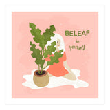 House Plant With A White Hair Girl (Print Only) thumbnail
