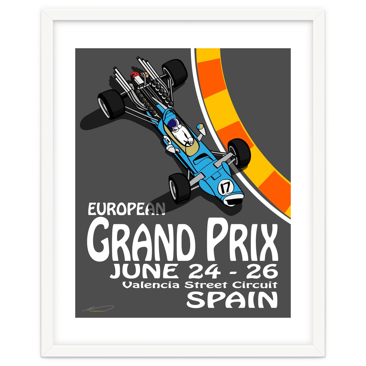 European Grand Prix poster