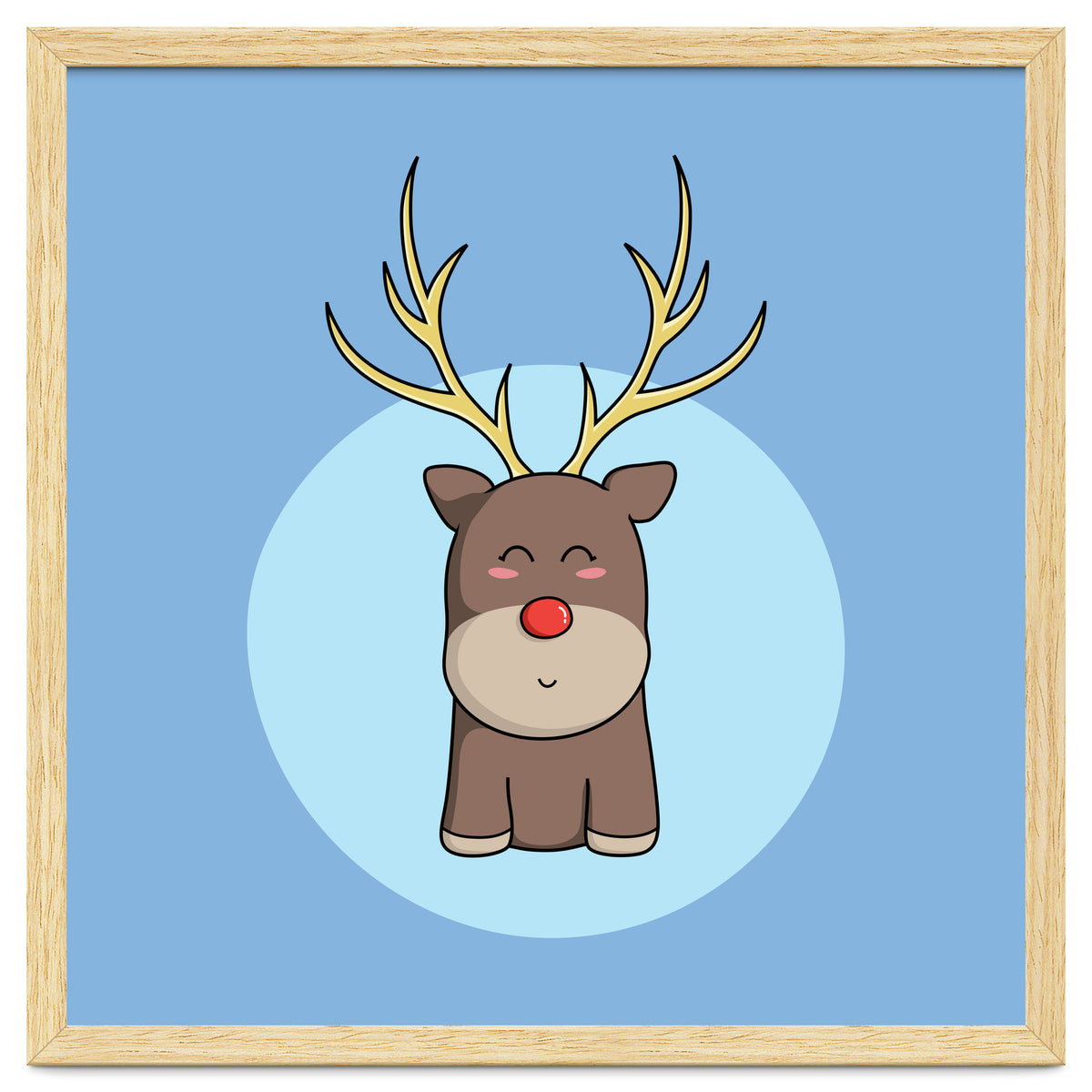 Kawaii Cute Christmas Reindeer