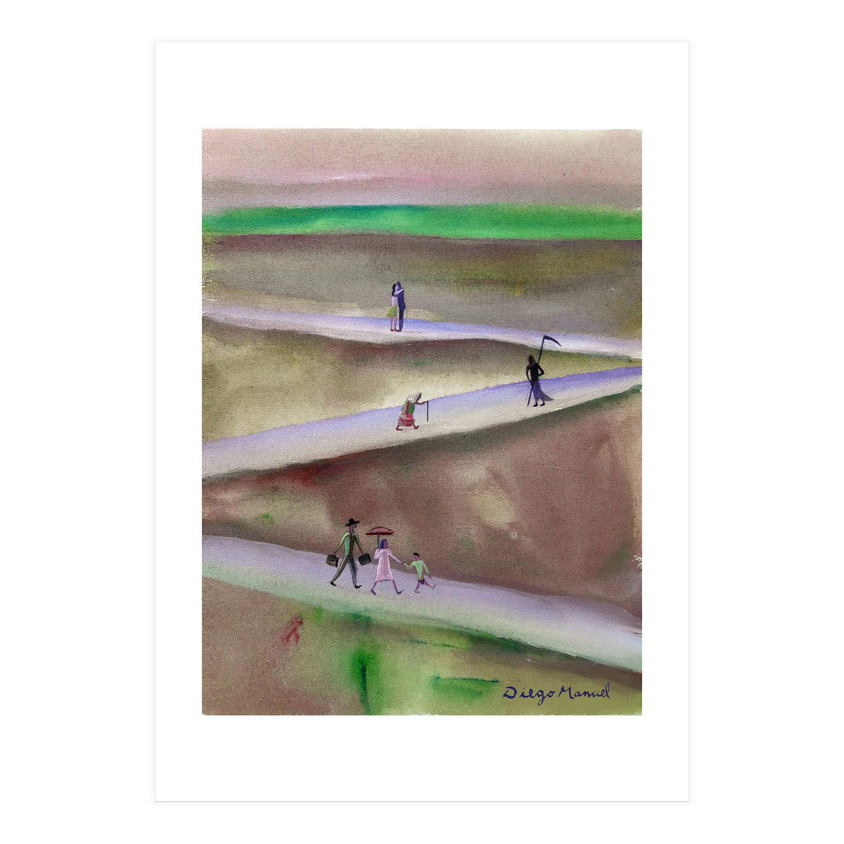 Los Caminos De La Vida (Print Only)