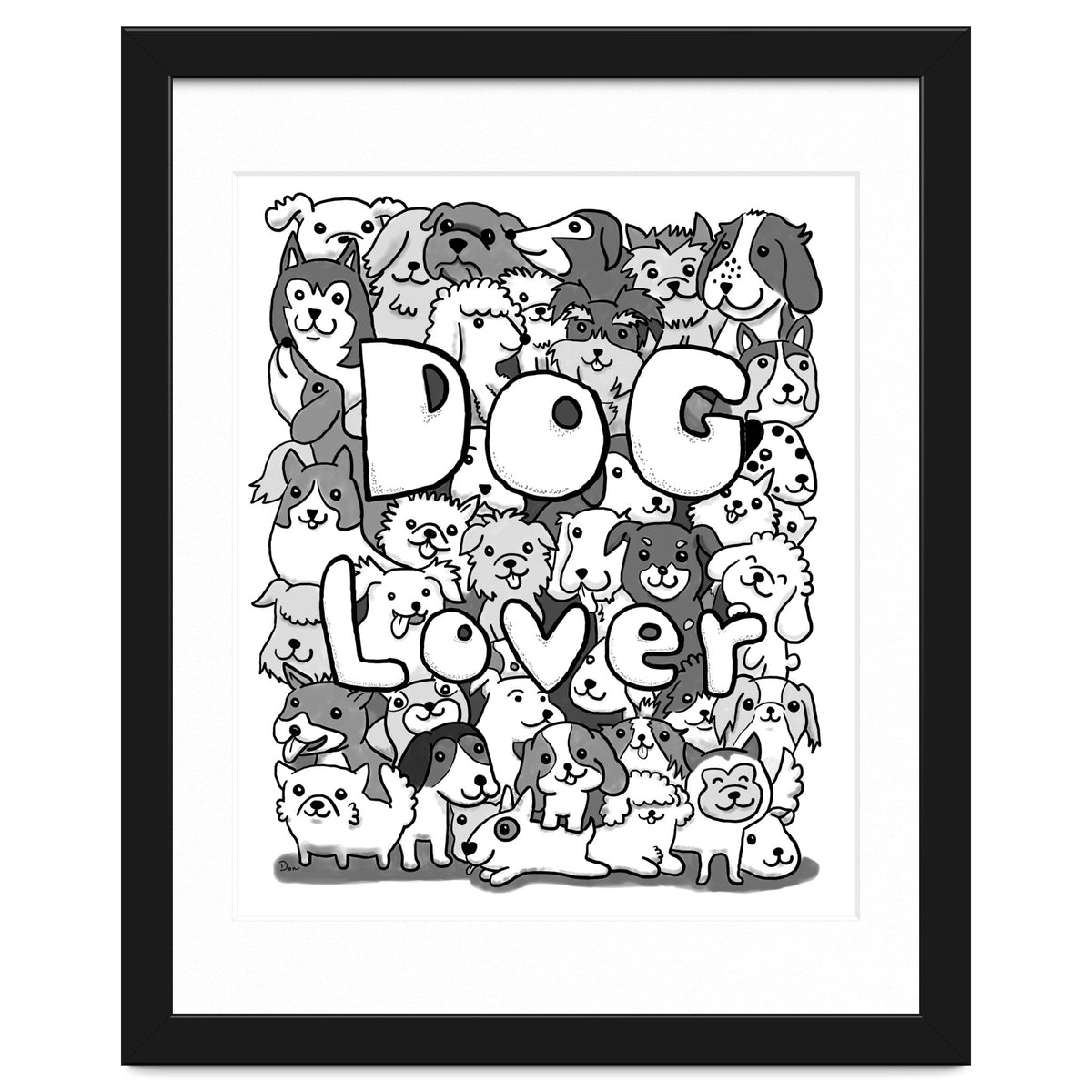 Doodle 72:  Dog Lover