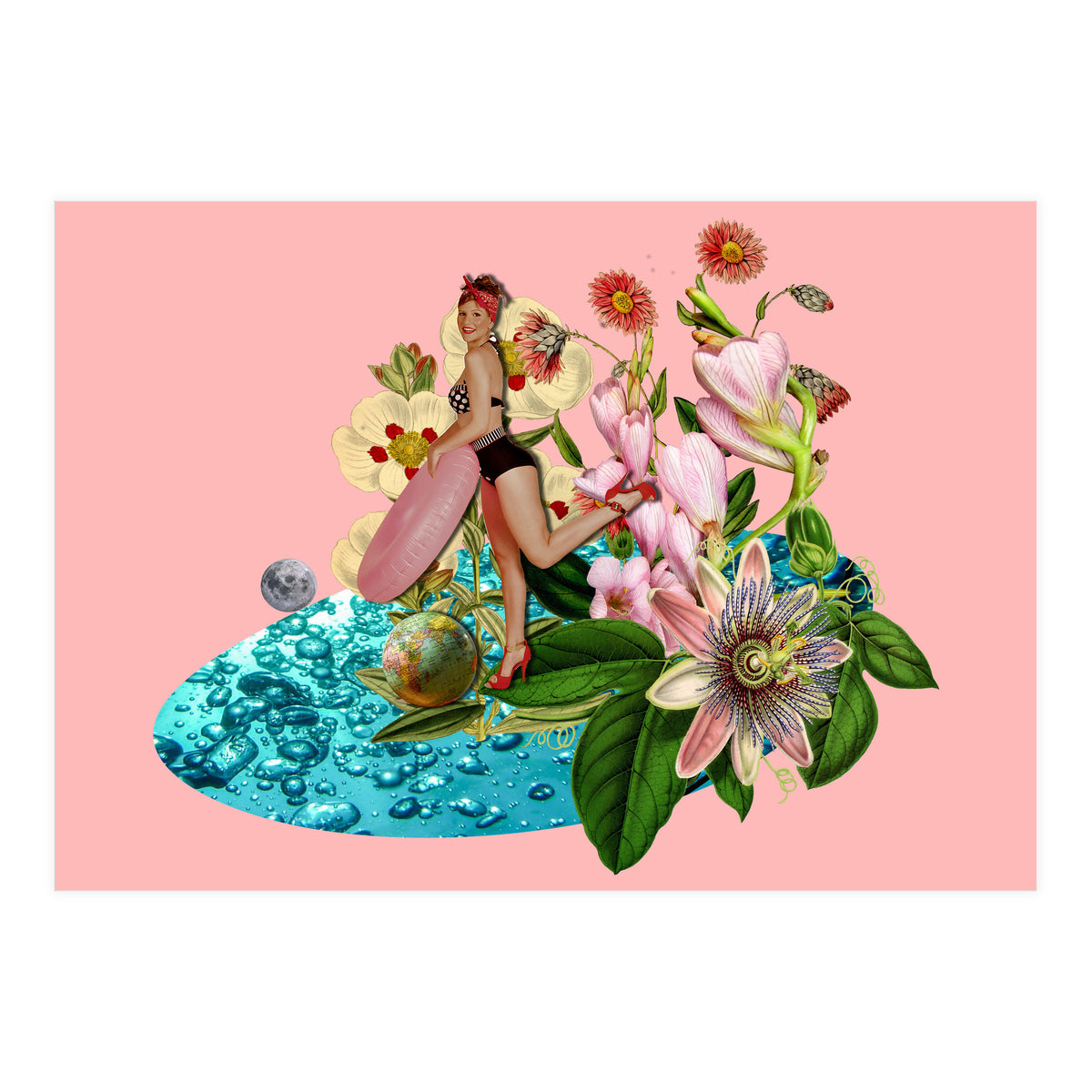 Girl at the Pool (Print Only)