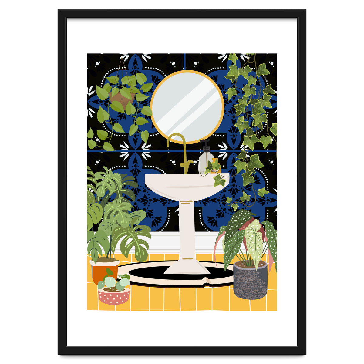 Sink in Moroccan Style Room