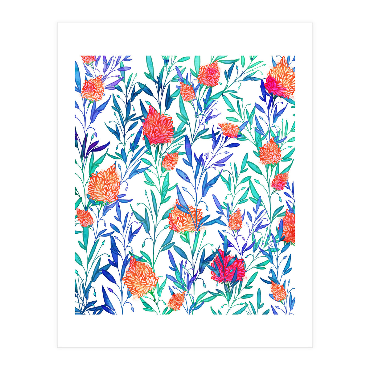 Vibrant Floral (Print Only)