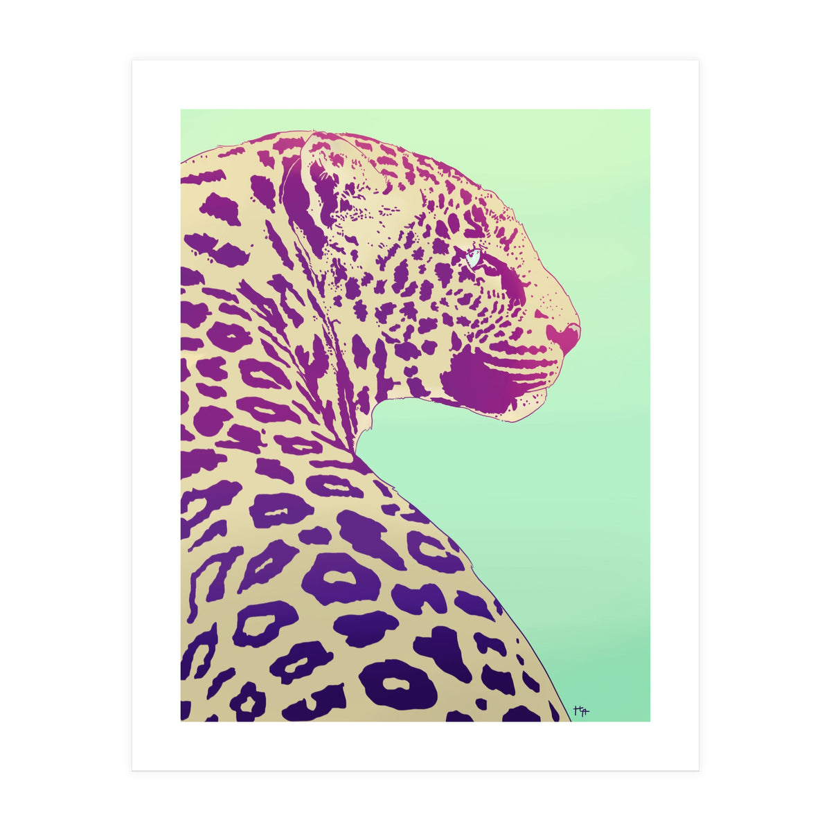 Leopard Under The Sun (Print Only)