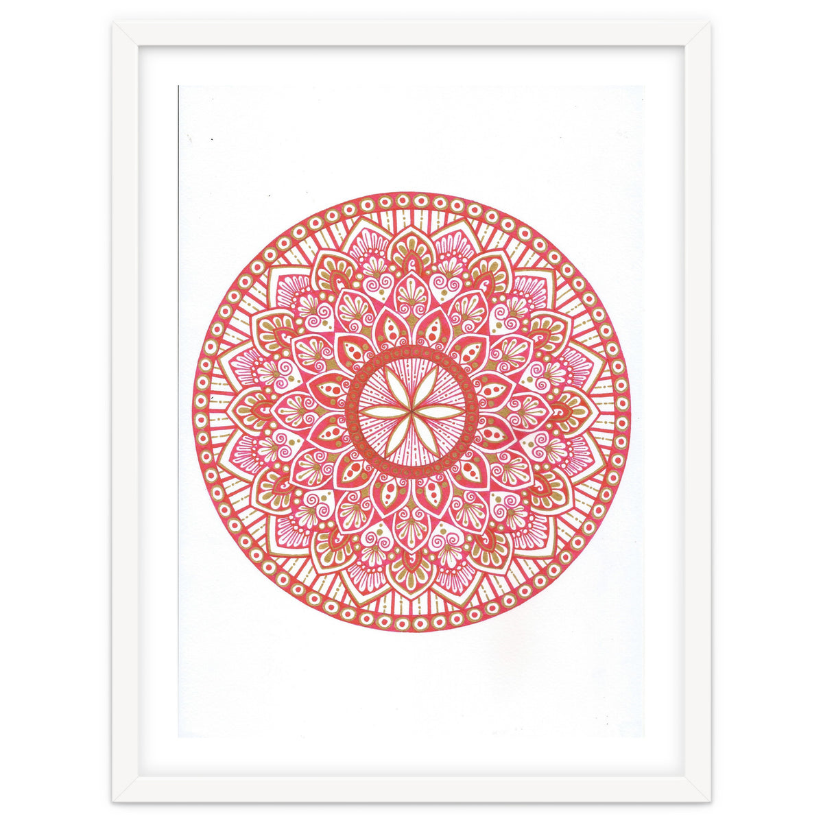 Red & Gold Mandala