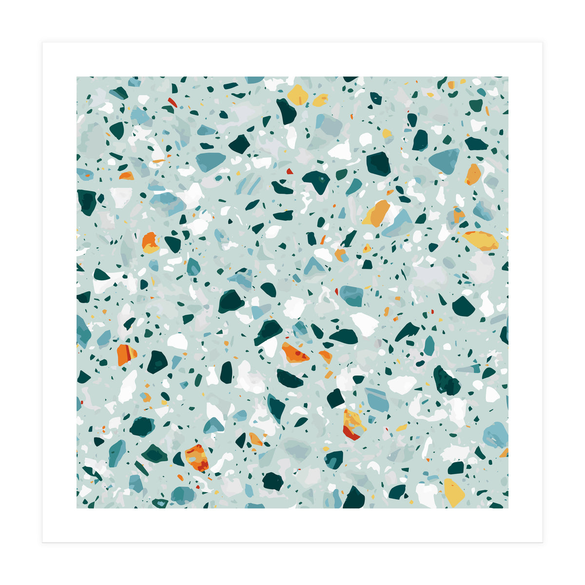 Mint Terrazzo (Print Only)