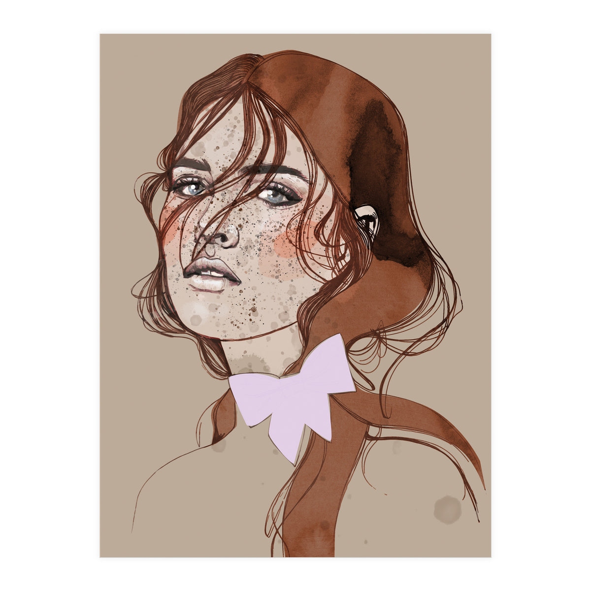 Freckles Red (Print Only)