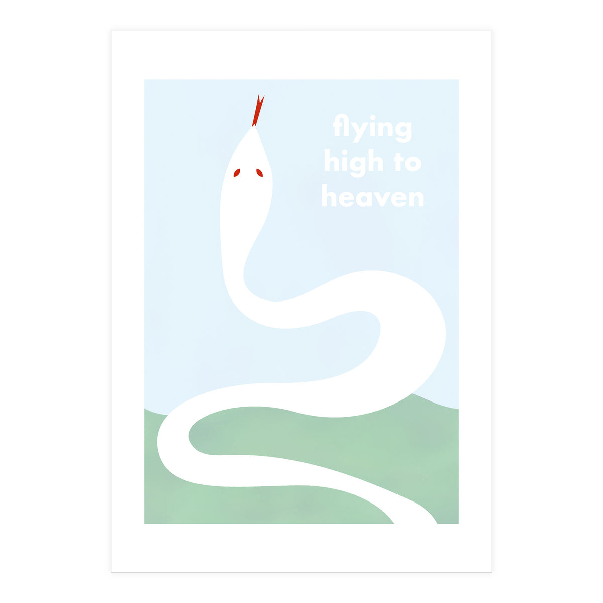 flying high to heaven (Print Only)
