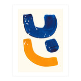 Blue Umbrella For A Yellow Banana (Print Only) thumbnail