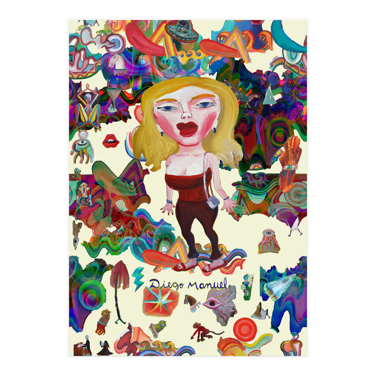 Graffitis 2021 Tapiz 51 B (Print Only)