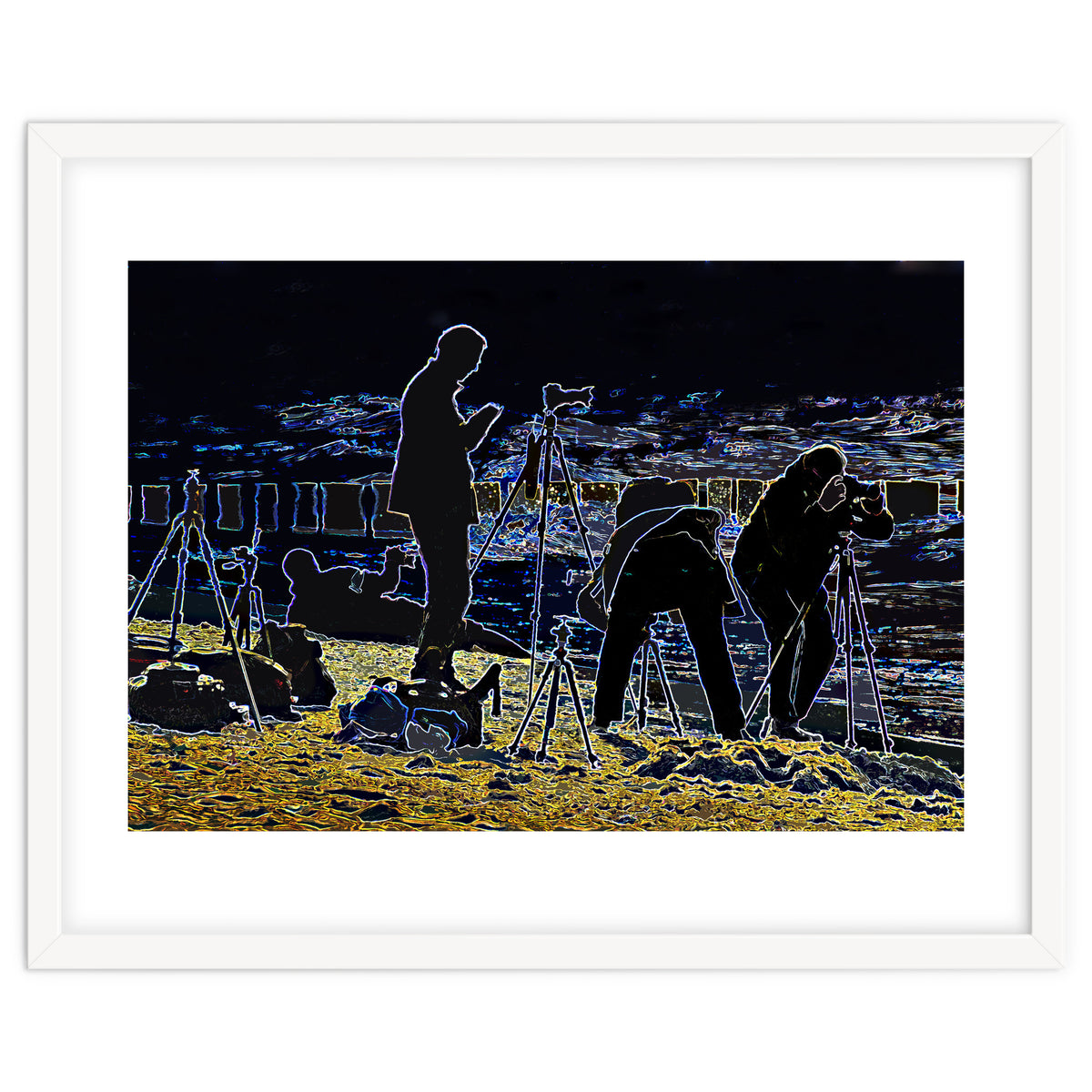 Photographers at the beach