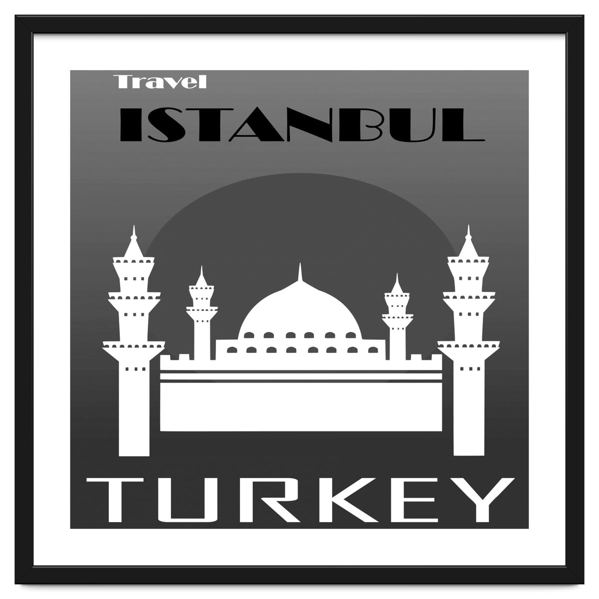 Istanbul Travel Poster