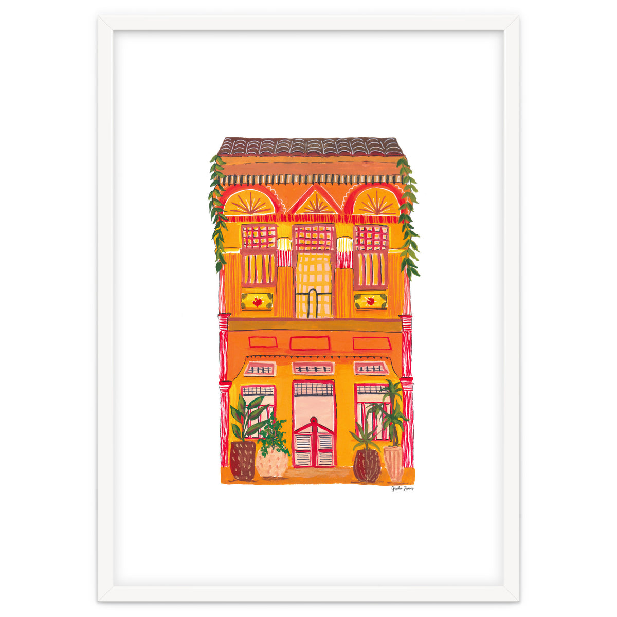Orange House A4
