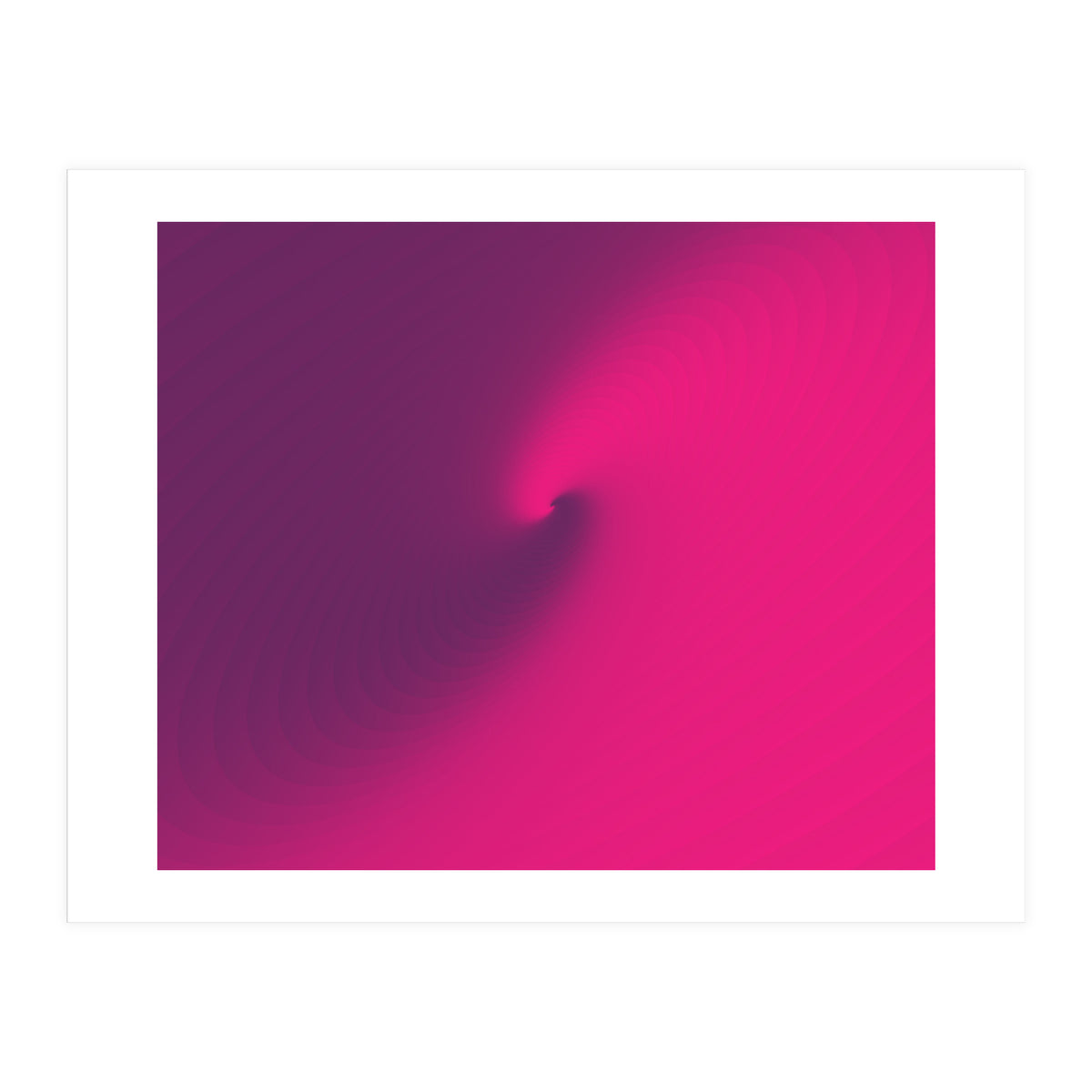 Abstract Purple & Blue  (Print Only)