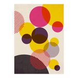 Dots in Yellow, Raspberry and Dark Purple (Print Only) thumbnail