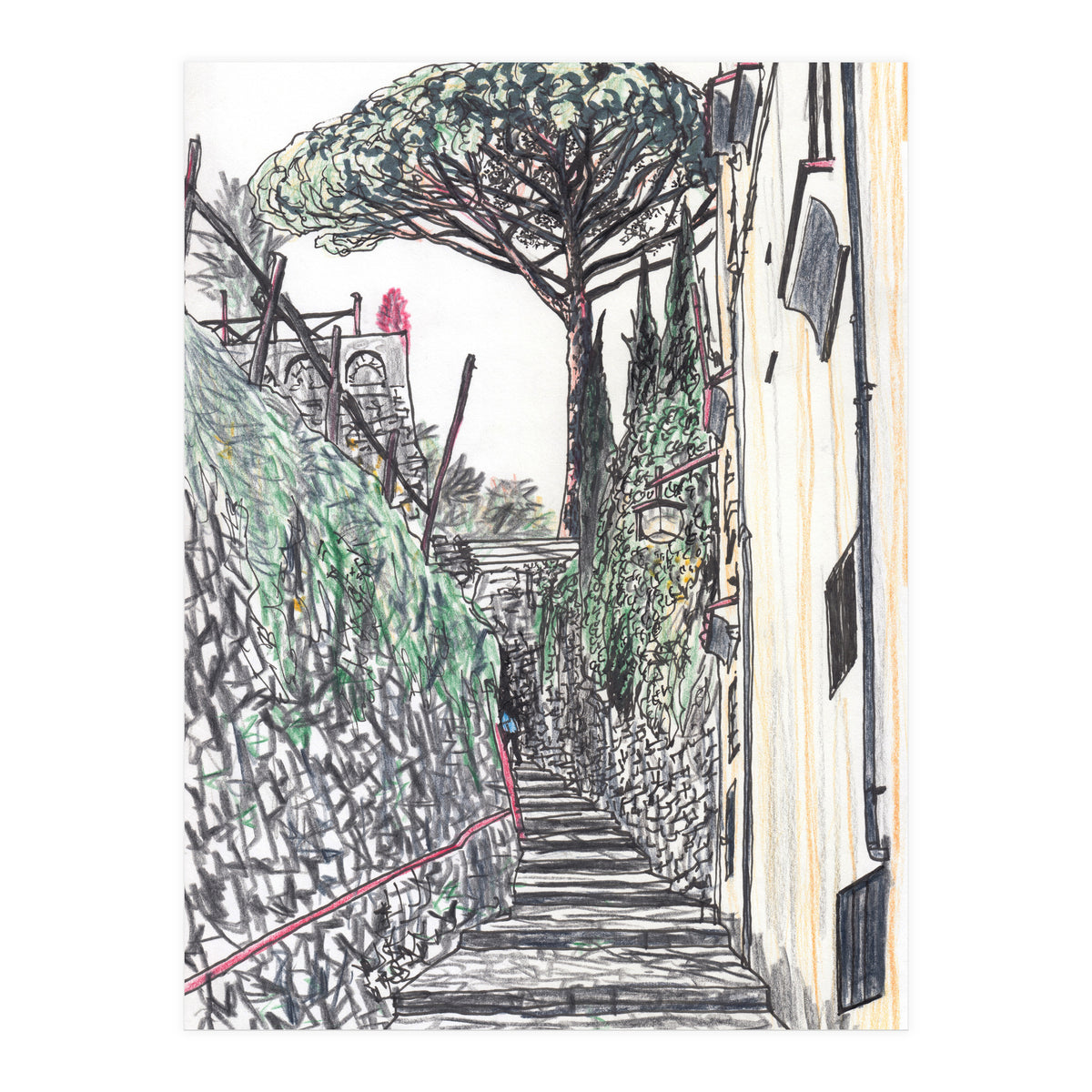 Ravello Stairway To Heaven (Print Only)