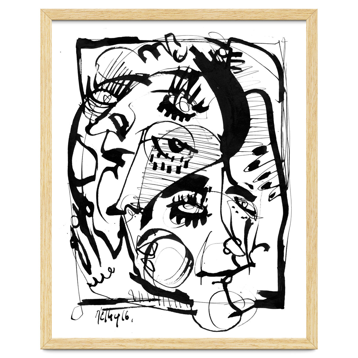 The Pretty People - b&w