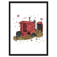 Abandoned tractor sketch