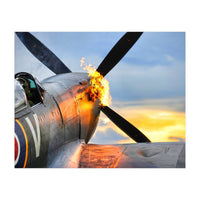 Spitfire Fighter Aircraft 'hot Starting' (Print Only)