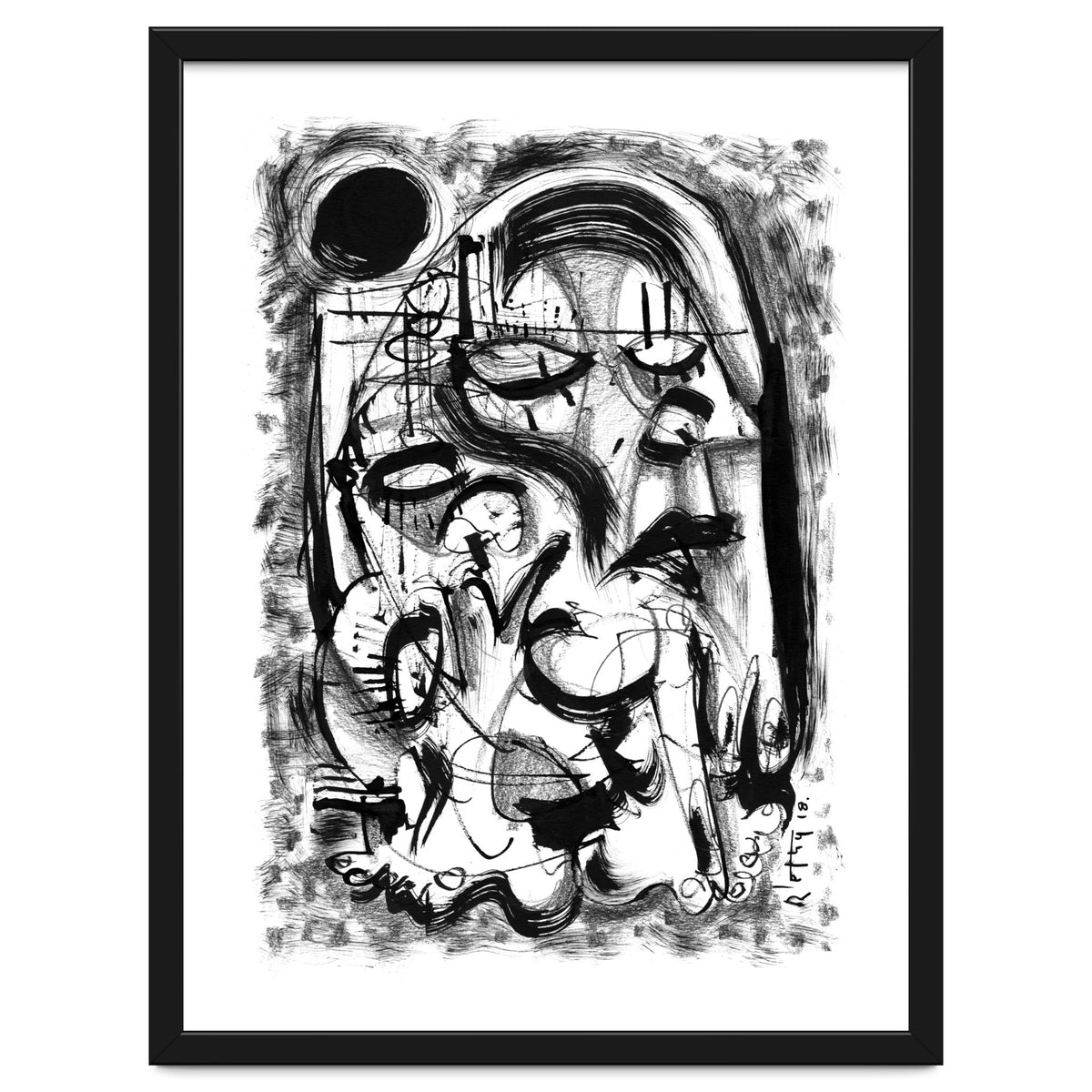 The Witch and Her Sons - b&w