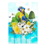 Floral Parrot  (Print Only) thumbnail