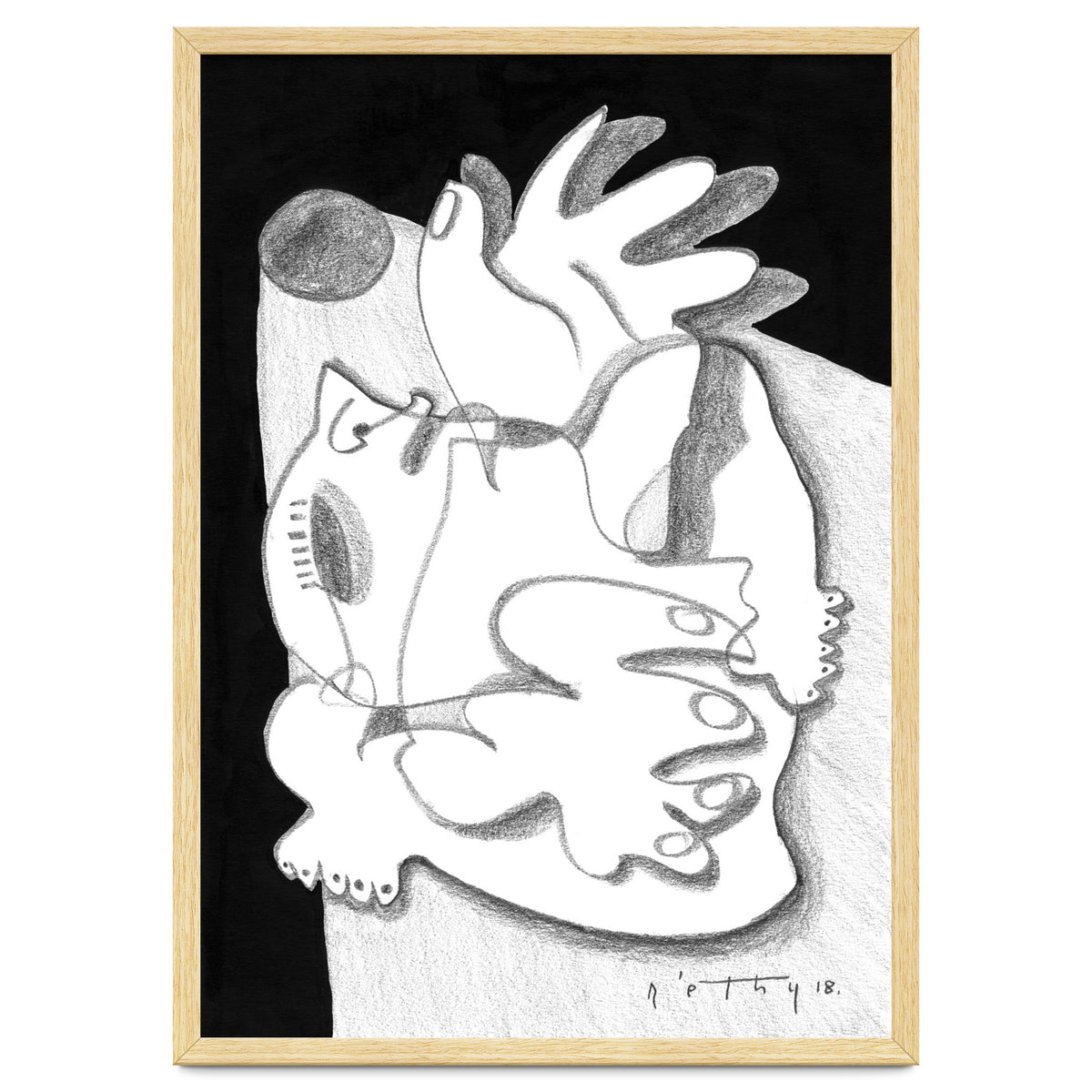 Dying in the Spotlight - b&w