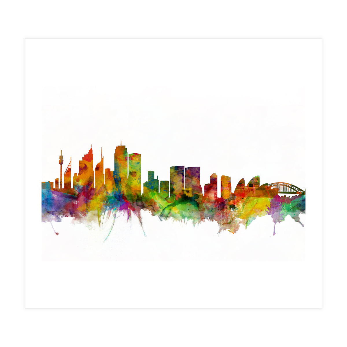 Sydney Australia Skyline (Print Only)