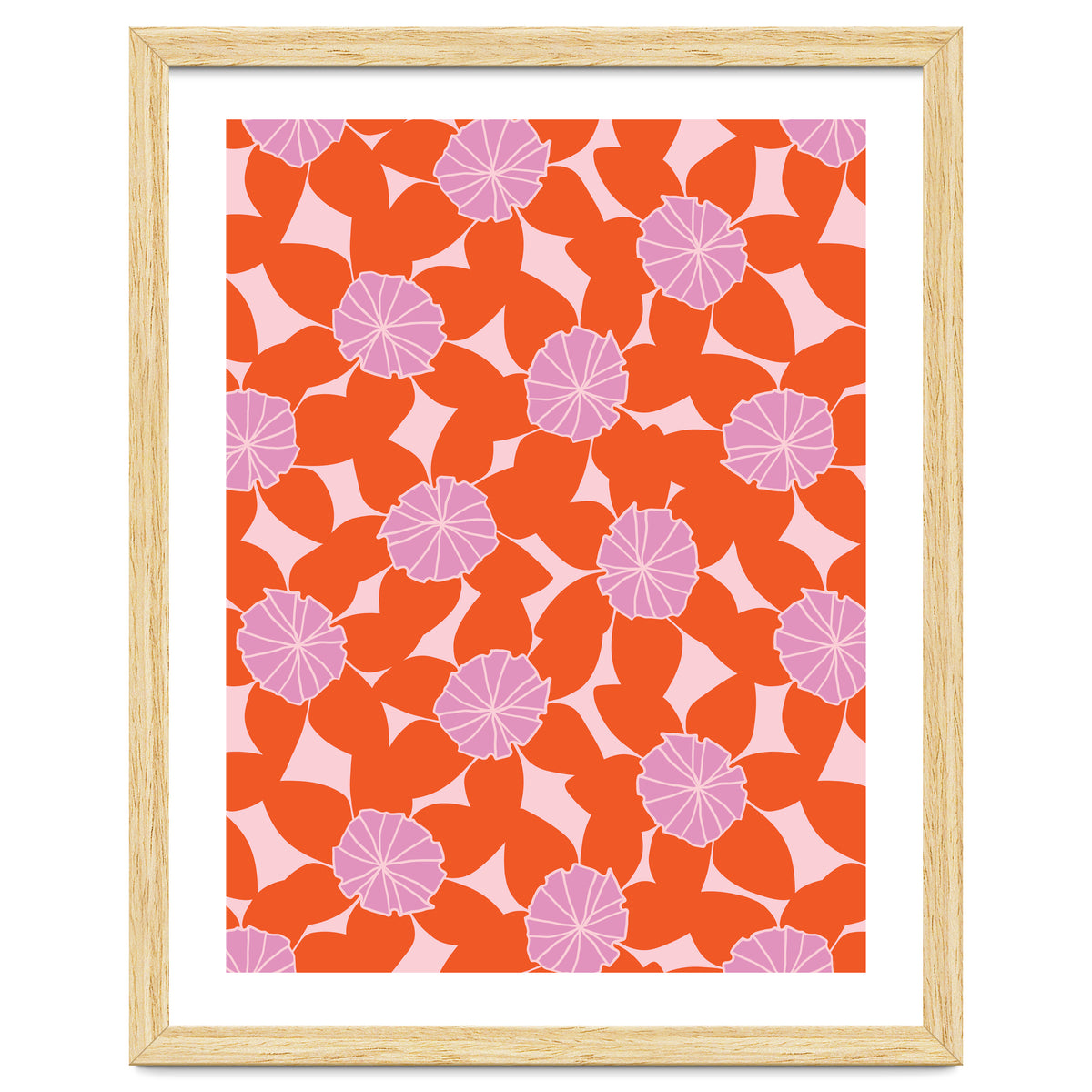 Purple Flower Pattern