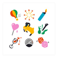 Aries Emoji (Print Only)
