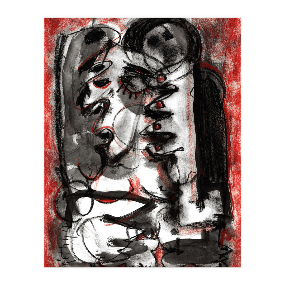 Shame - white background (Print Only)