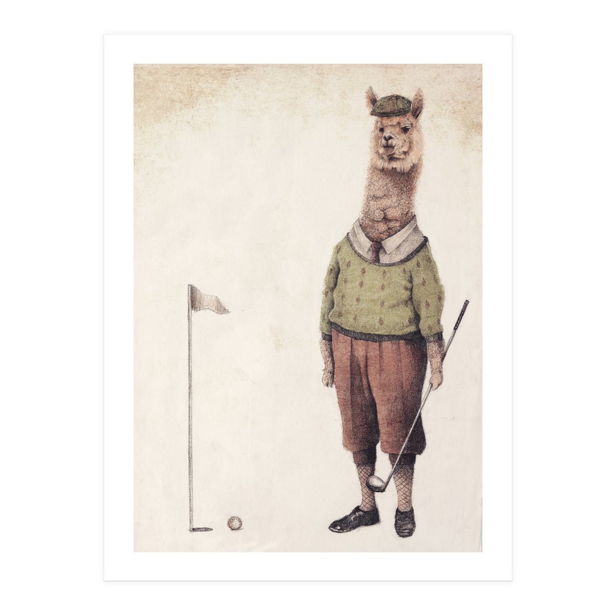 Alpaca Golf Club (Print Only)