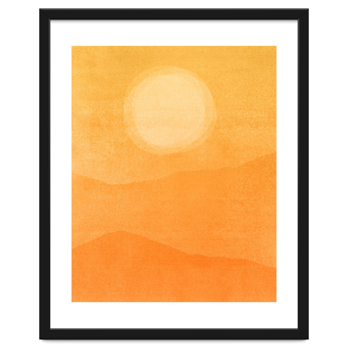 Golden Afternoon Abstract