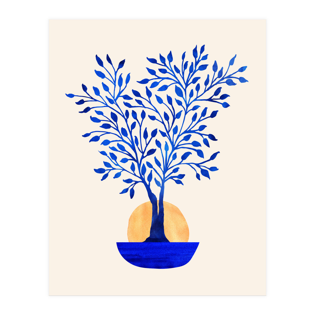 Indigo Ficus Sunrise (Print Only)