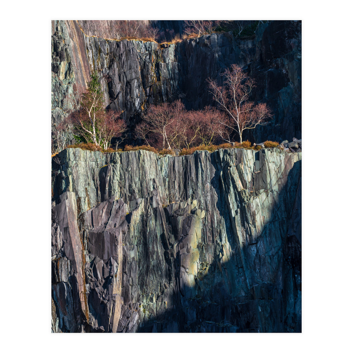 Dinorwic slate quarries in Llanberis, Wales, 1. (Print Only)