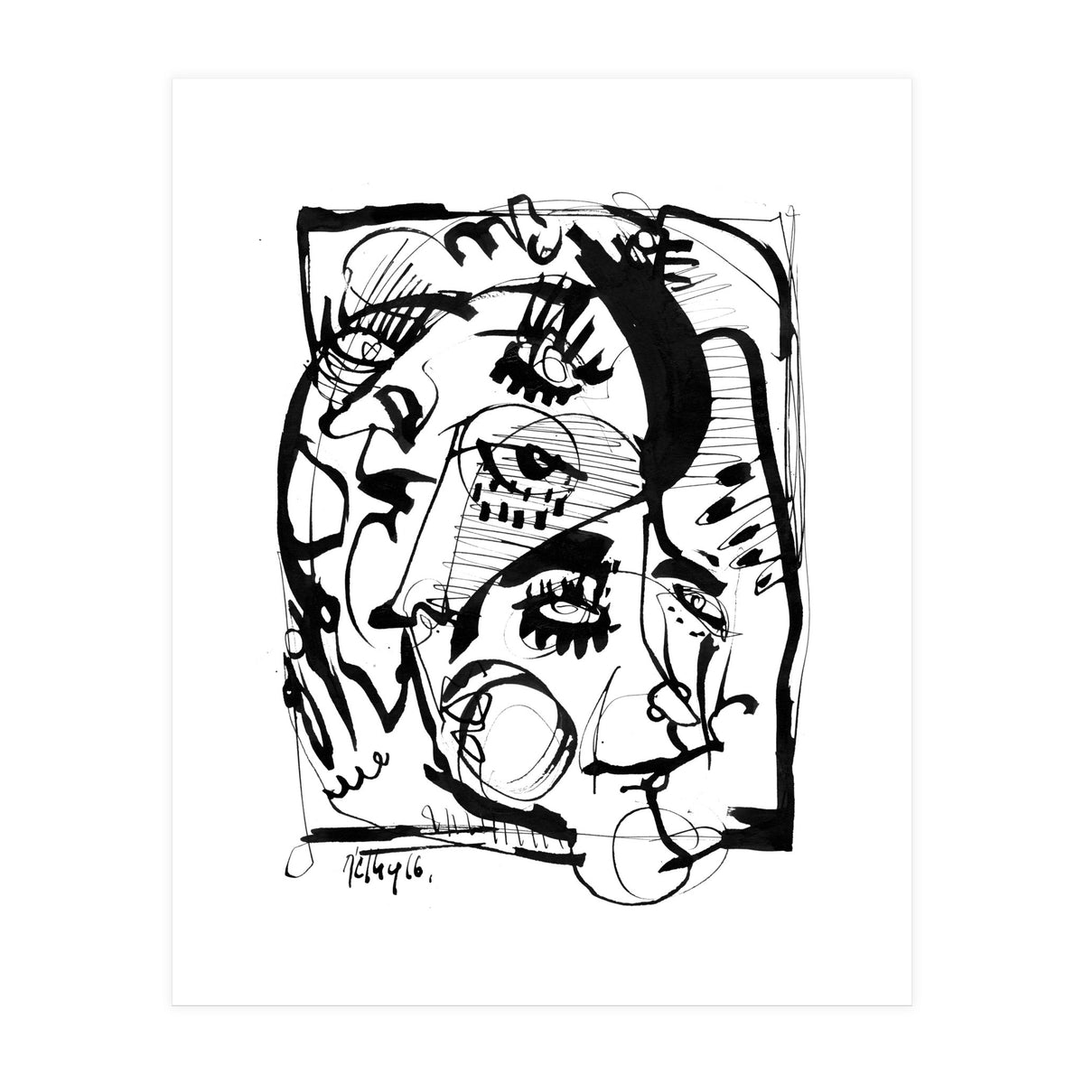 The Pretty People - b&w (Print Only)