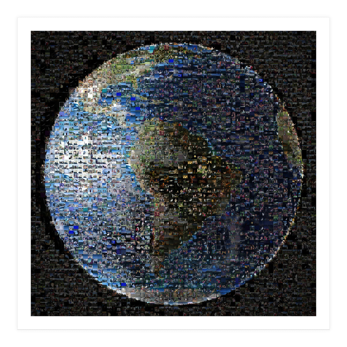 Collage of Earth (Print Only)