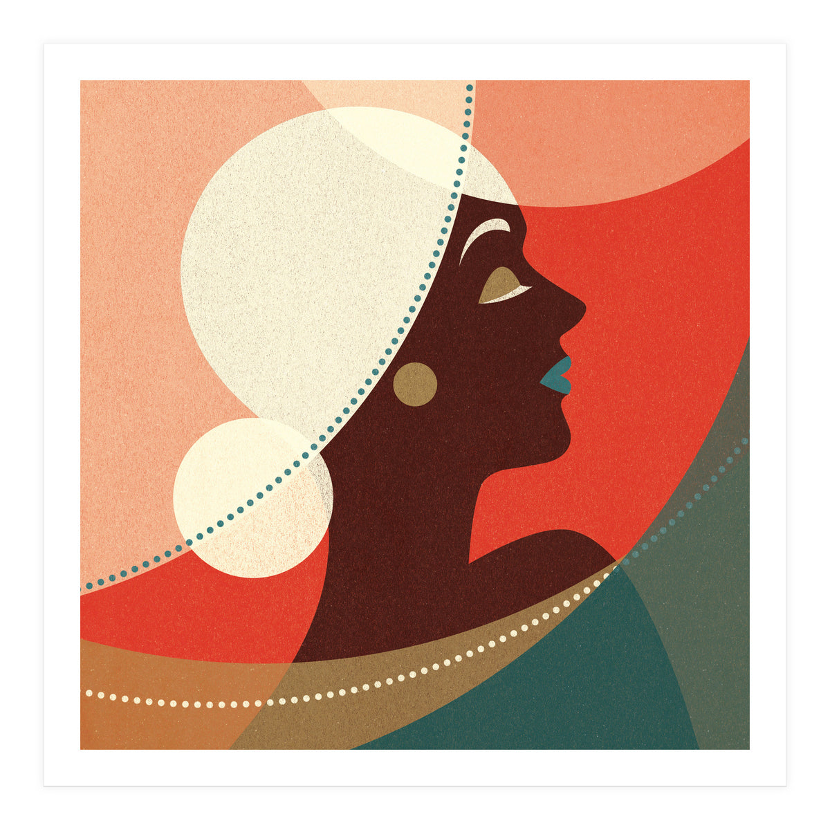 Venn Deco (Umber) (Print Only)