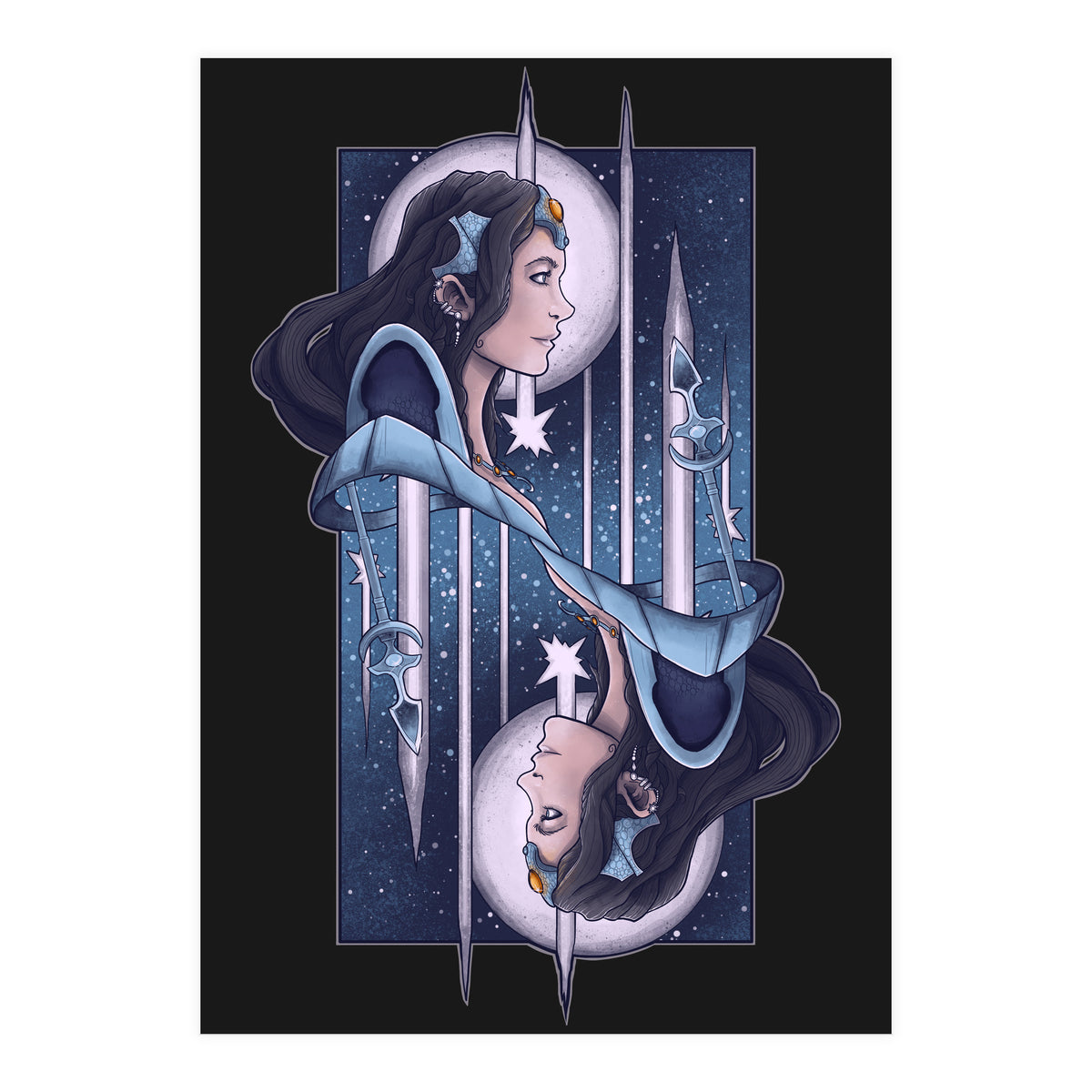 Moon's Priestess (Print Only)