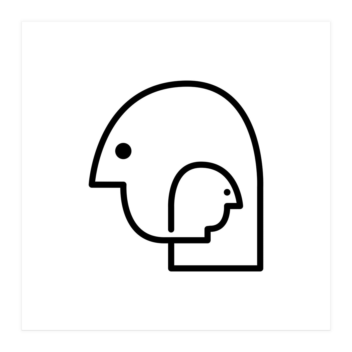 Double Head_White (Print Only)