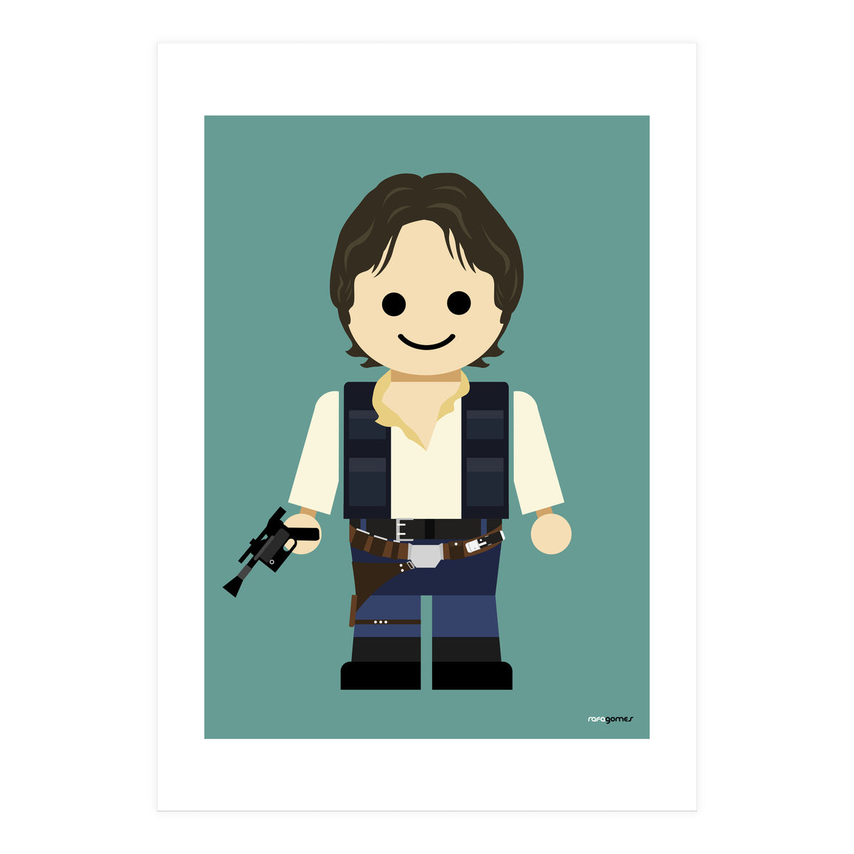 Hans Solo Toy (Print Only)