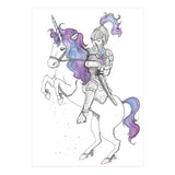 Unicorn Knight (Print Only) thumbnail
